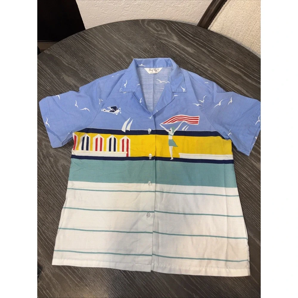 Vintage Cheryl Tiegs‎ Kids Shirt Size 12  Made USA Single Stitch